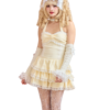 Fluffy Doll Dress (Soft Cream)