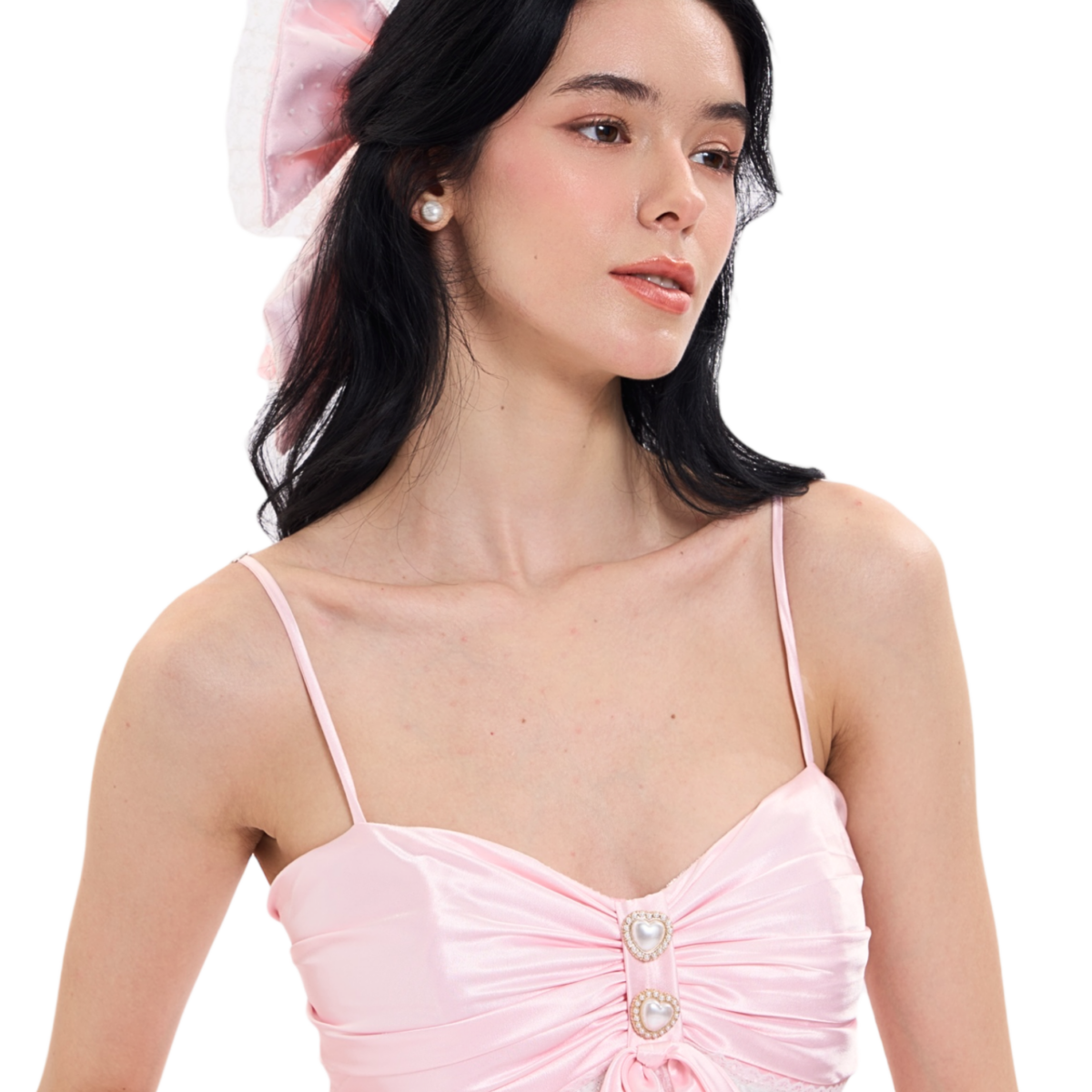 Sweetheart Bow Hair Clip